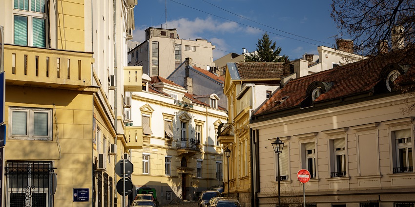 Enjoy coffee and views in Kosančićev Venac, a historic district with art studios, quiet streets, and river vistas.