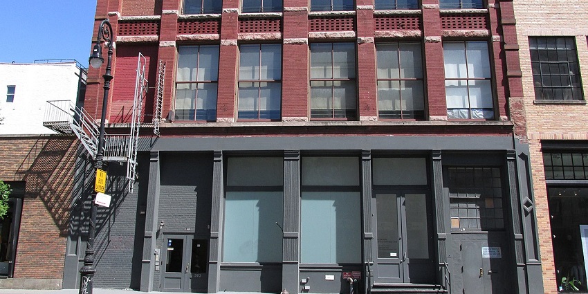 An outside view of the building housing the ‘The Broken Kilometer’, a splendid artwork.