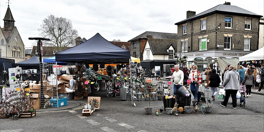Shop to your heart's content at the Bury St Edmunds Market with your friends and family