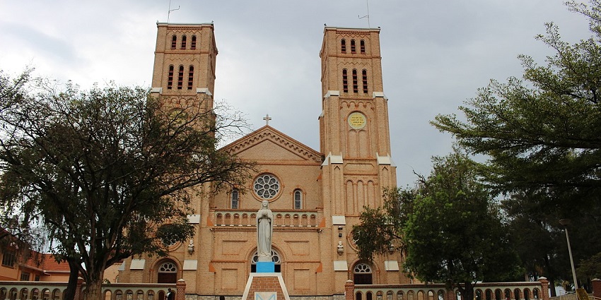 A historic Catholic cathedral perched on Rubaga Hill, offering beautiful views, is one of the amazing places to visit near Kampala.