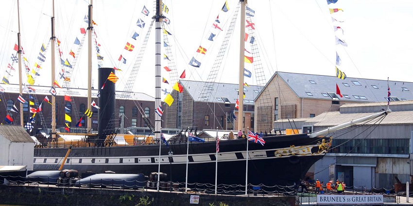 Things to do in Bristol include exploring the iconic Victorian ship, now a museum.