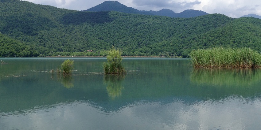 Nohur Lake offers a tranquil escape and highlights things to do in Gabala with nature.