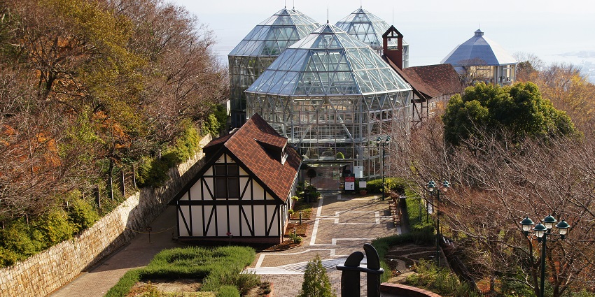 One of the most beautiful herb gardens located on Mount Rokko above Kobe, Japan.