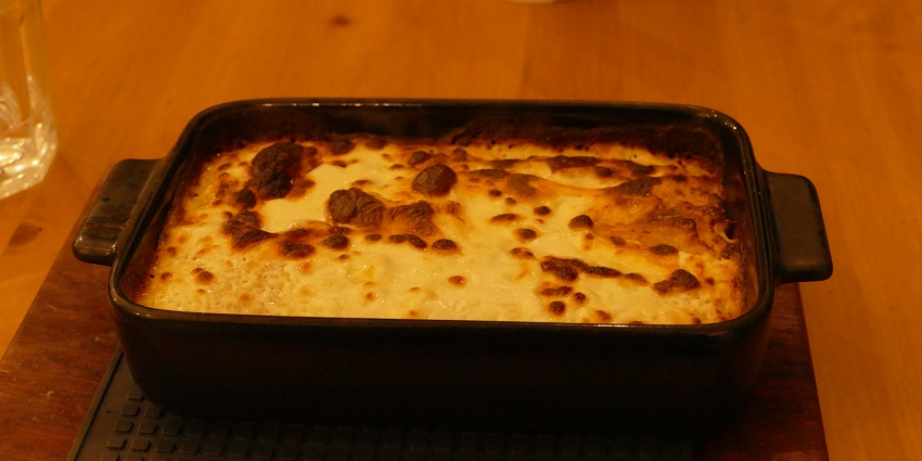 An image of Štrukli, a dough filled with cheese and herbs, the best food in Croatia.