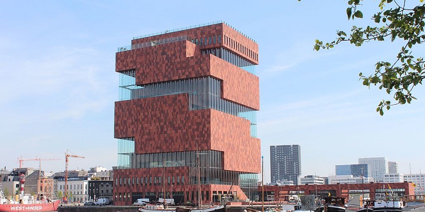 Explore the modern museum offering panoramic views of the port and the Scheldt River.