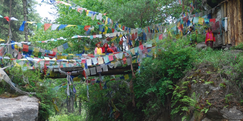 A serene valley in Bumthang known for ancient monasteries, traditional farms, and untouched beauty, among the most haunted places in Bhutan.