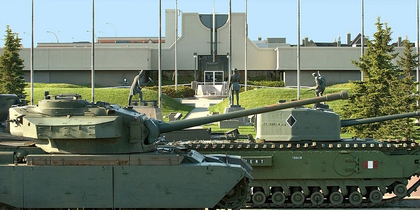 A comprehensive museum complex preserving Canada’s military history across all branches.