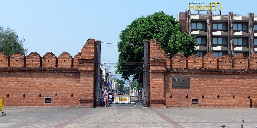 Pratu Tha Pae or Tha Pae Gate is the eastern gate in the city wall of Chiang Mai.