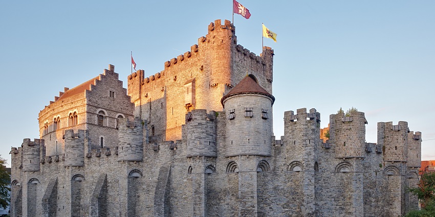 Gravensteen Castle in Ghent, among the things to see in Belgium with family.