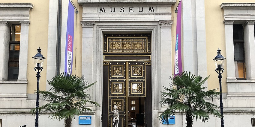 An image of the Natural History Museum Basel, a popular attraction in Basel in January.
