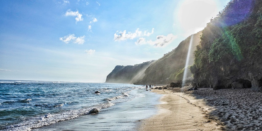 Enjoy the bright sunny day on the shore of Mengiat Beach, one of the best things to do in Tanjung Benoa.