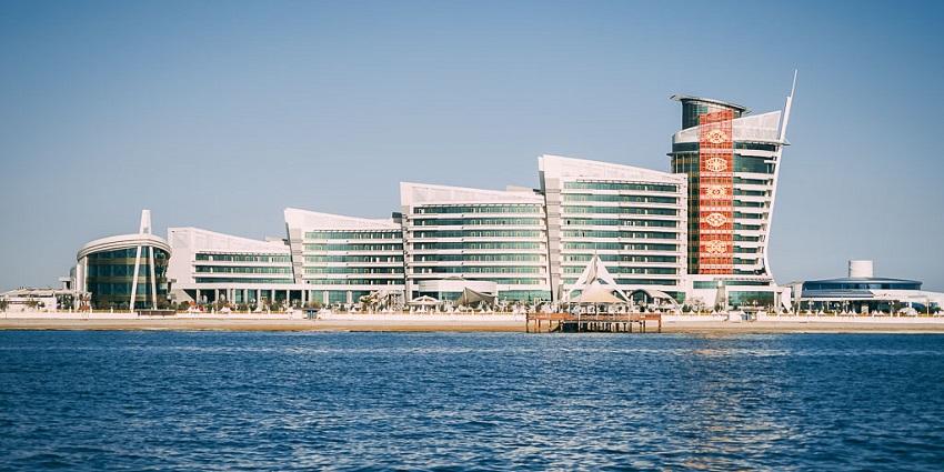 Turkmenbashi Awaza Resort along the shores of the Largest Salt Water Lake in World