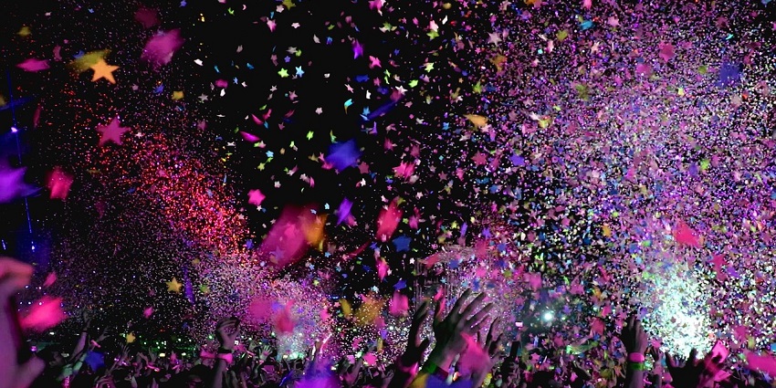 An image of Vattakanal Community Fest, A vibrant outdoor gathering with music and culture for a unique New Year Party in Kodaikanal.
