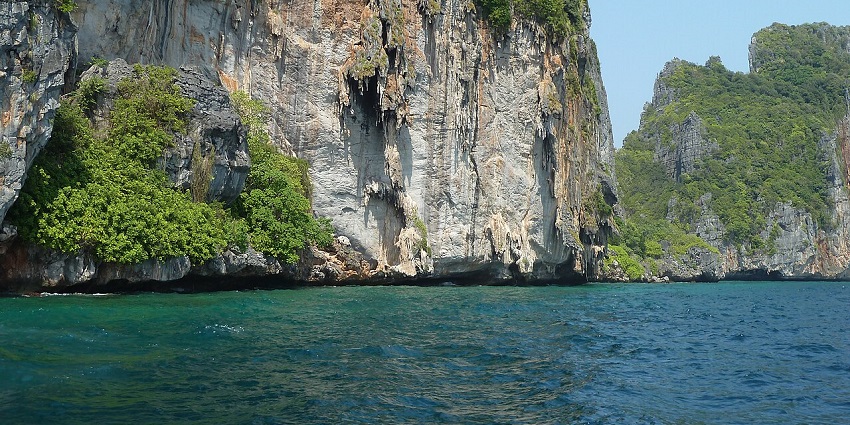 The Viking Cave in Thailand, known for its ancient wall paintings and bird nests.