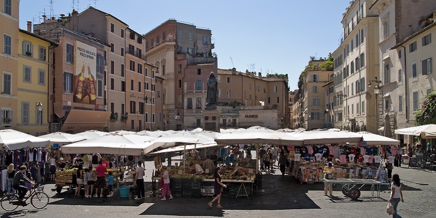 Testaccio Market, an enchanting thing to do in Rome in May, immerses you in local flavors