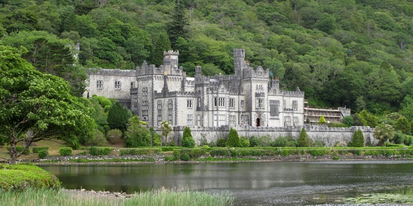 Tour this stunning lakeside abbey and its Victorian walled gardens in the Connemara hills.
