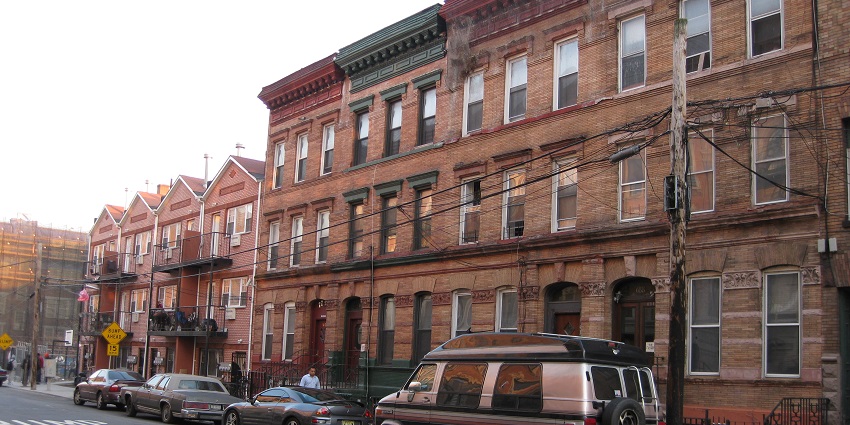 A stunning view of the Bertine Block showcases its historic charm in downtown Princeton
