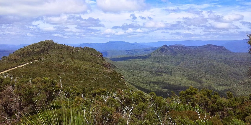 Image of Blue Mountains; visiting here is one of the popular things to do in Australia in March.