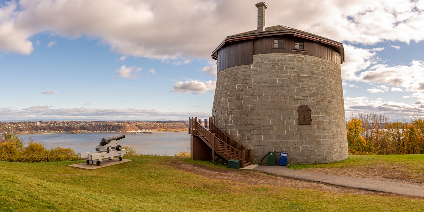 An image of the historic Martello Tower ruins offering stunning views, perfect for Things to Do in Barbuda