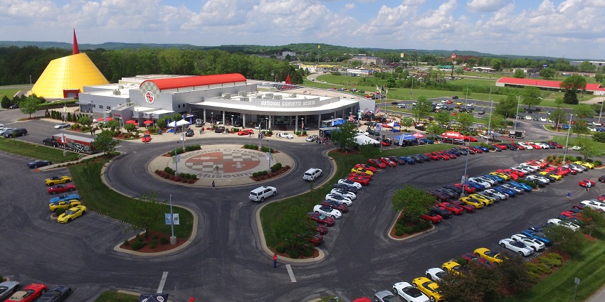 Explore iconic cars at the National Corvette Museum, top things to do in Bowling Green, KY