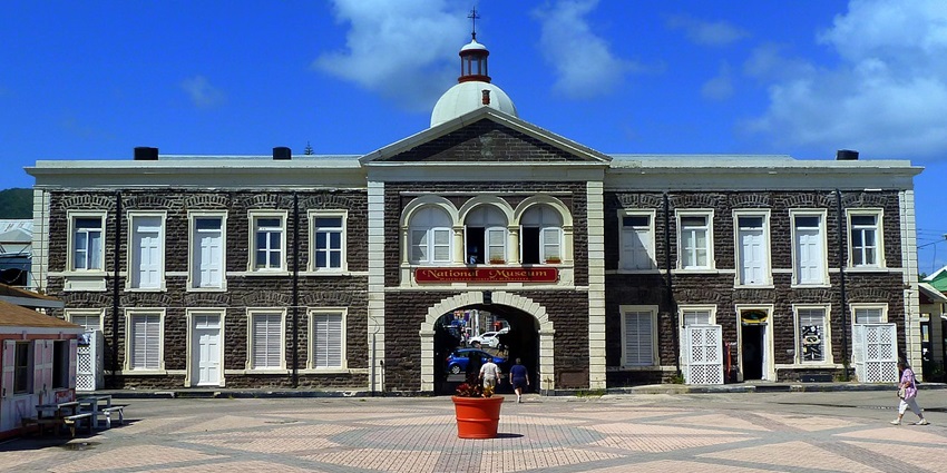 An image showing the exterior of the National Museum of Saint Kitts in Basseterre.