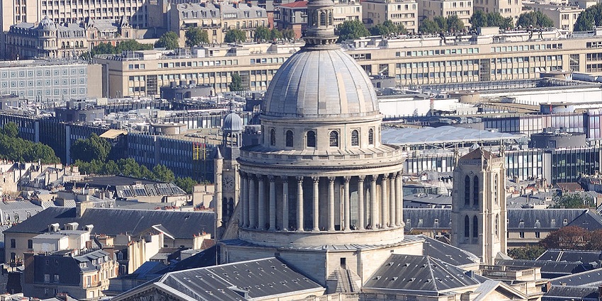 The Panthéon in Paris stands as a neoclassical monument to French national heroes