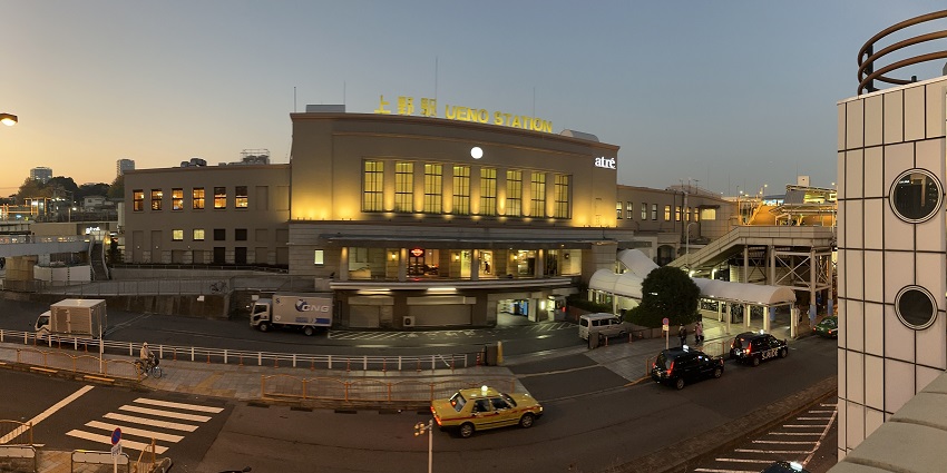 Ueno offers cultural charm which stirs festive market vibes