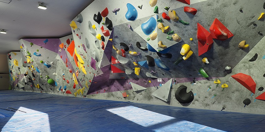 Climbing wall challenge at Wildlands Fun Zone- a thrilling activity for all ages