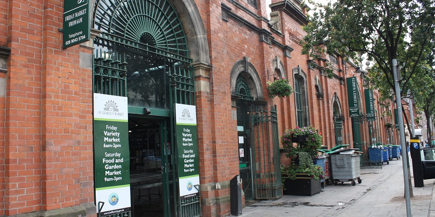 An image showing St George's Market, one of the best things to do in Belfast.