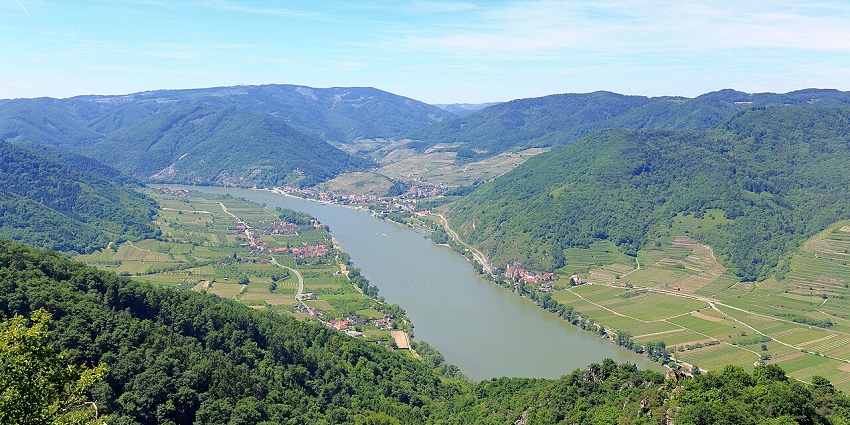 An image of Wachau Valley, one of Lower Austria's best places for photography.