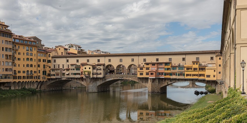 Image of Ponte Vecchio bridge, a classic among what to do in Florence in June options.