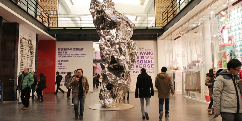 Art galleries at 798 Art Zone showing popular things to do in Beijing in February for art lovers.