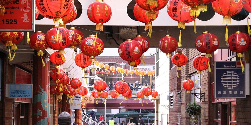 Beijing marketplace during Chinese New Year, one of the top things to do in Beijing in February.