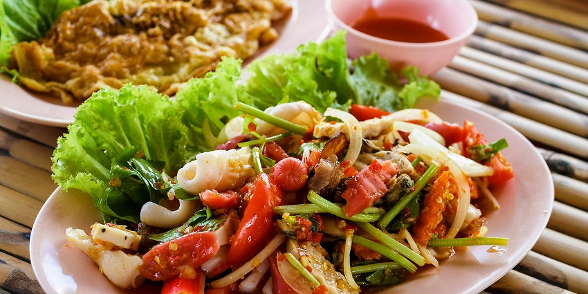 Image of a local dish served at a restaurant near the gardens