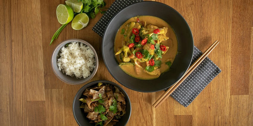 Delicious bowl of Thai food featuring authentic flavors of Phuket