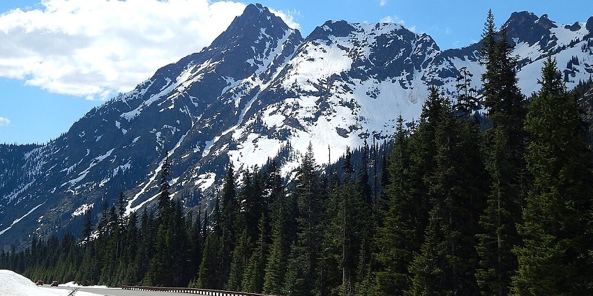 Vibrant Whistler Village with alpine-style buildings, a bustling place to visit near Vancouver.