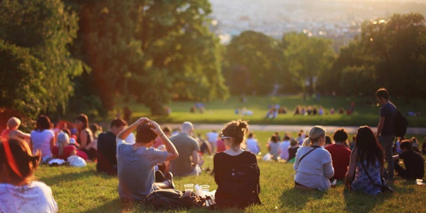 Individuals enjoying and vibing together at a park, among fun things to do in Ajax, Canada