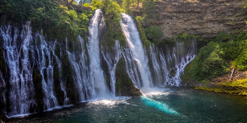 A scenic view of Switzer Falls, one of the things to see in Angeles National Forest.