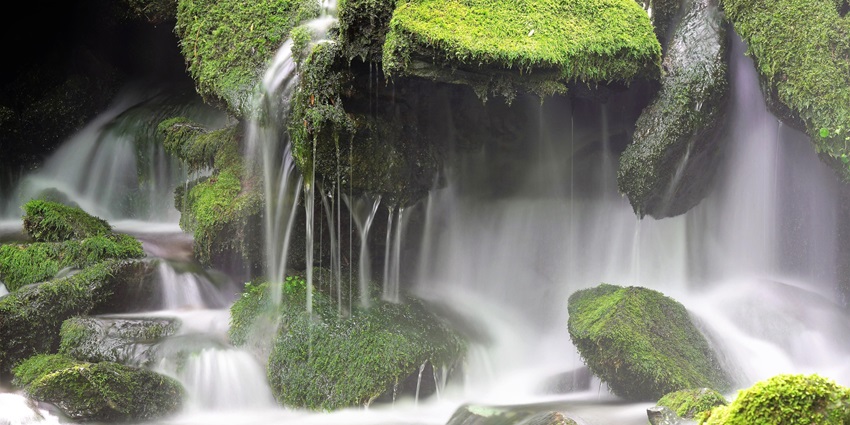 A flowing stream leading to Sturtevant Falls is one of the best things to see in the Angeles National Forest.