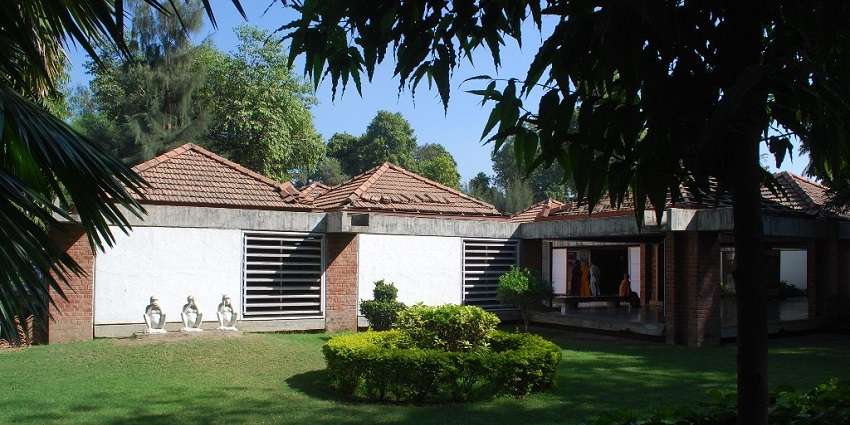 Sabarmati Ashram in Ahmedabad, famous for its serene and lush surroundings in Gujarat.