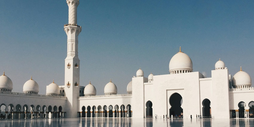 An ancient stonework of Al Khamis Mosque are iconic historical places in Bahrain