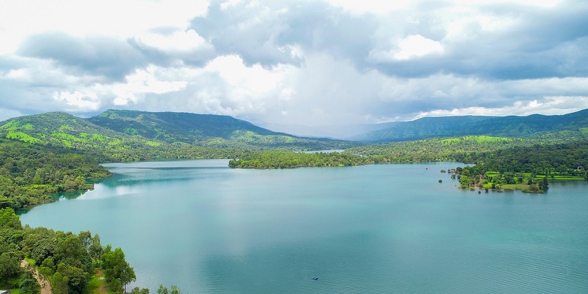 Anshupa Lake is surrounded by lush greenery, one of the best places to visit in Odisha in March.