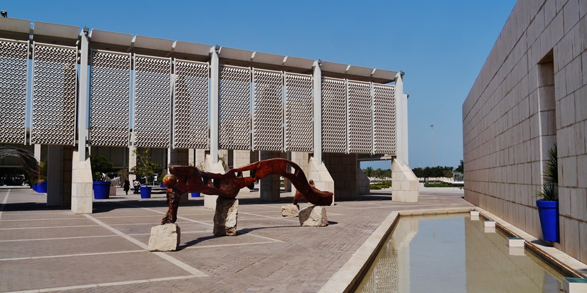 The Bahrain National Museum stands proud as one of the most visited historical places in Bahrain