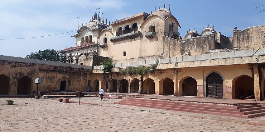 Historic architecture inside the majestic Bala Quila, a must-visit landmark in Alwar near Agra.
