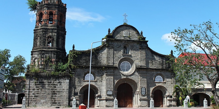 Barasoain church with Christian architecture, one of the historical places of Phillipines