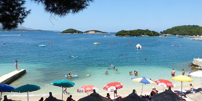 Things to do in Albania include exploring Ksamil's pristine beaches, renowned for their idyllic island views.