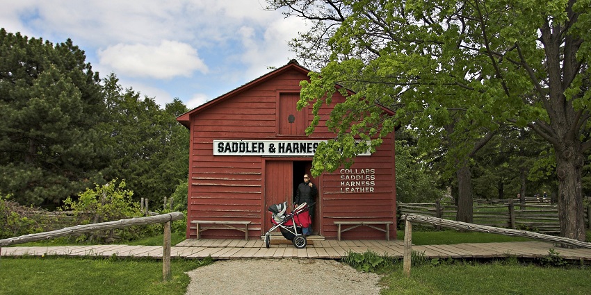 Black Creek Pioneer Village - Harness Shop and Saddlery, one of the top historical places in Ontario