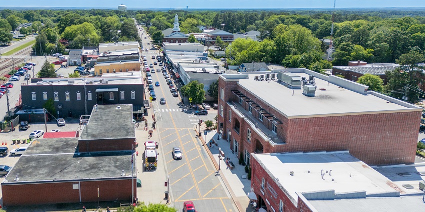 Exploring small-town boutiques and local businesses in Dunn's charming downtown district.