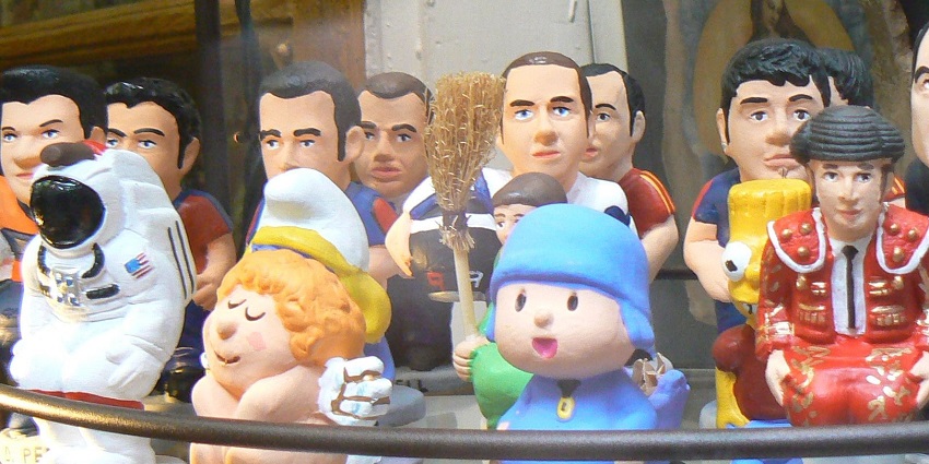 Bring home a quirky traditional figurine symbolising humour and prosperity in Catalan nativity scenes, among the best things to buy in Barcelona.