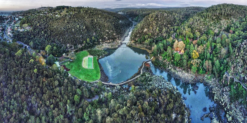 Ride the chairlift and explore gardens, trails, and a suspension bridge at this natural attraction in Launceston.
